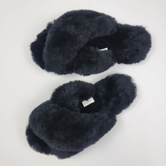 Emu Australia Mayberry Crossover Slippers Black Size 39 - Picture 10 of 12